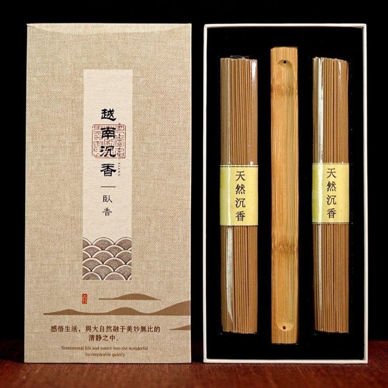 Home Fragrance Vietnam - ธูปไม้กฤษณาเวียดนาม 180 กรัม จากเมืองนหาทัง บรรจุกล่องของขวัญ เหมาะสำหรับใช้ในบ้าน