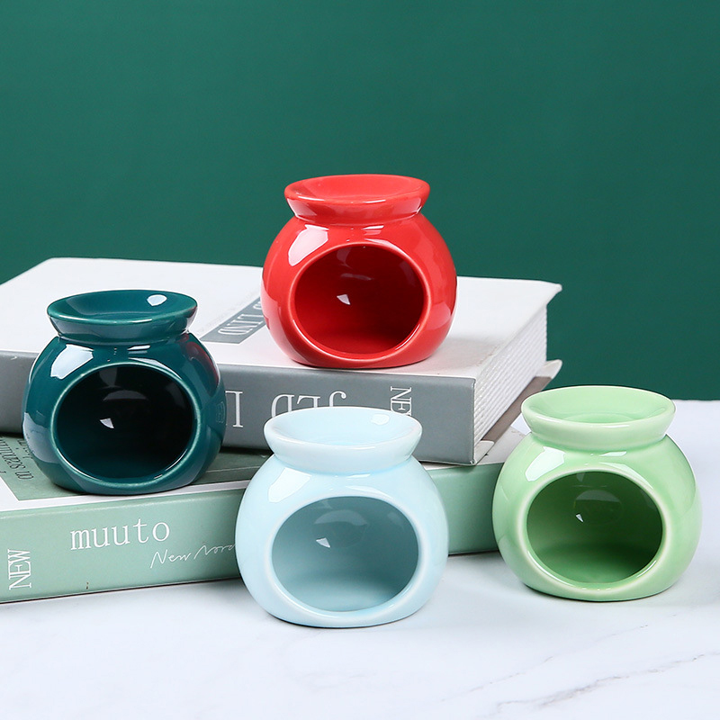 Home Fragrance Organic - Porcelain AROMA Burner น้ํามันหอมระเหย Furance MINI
