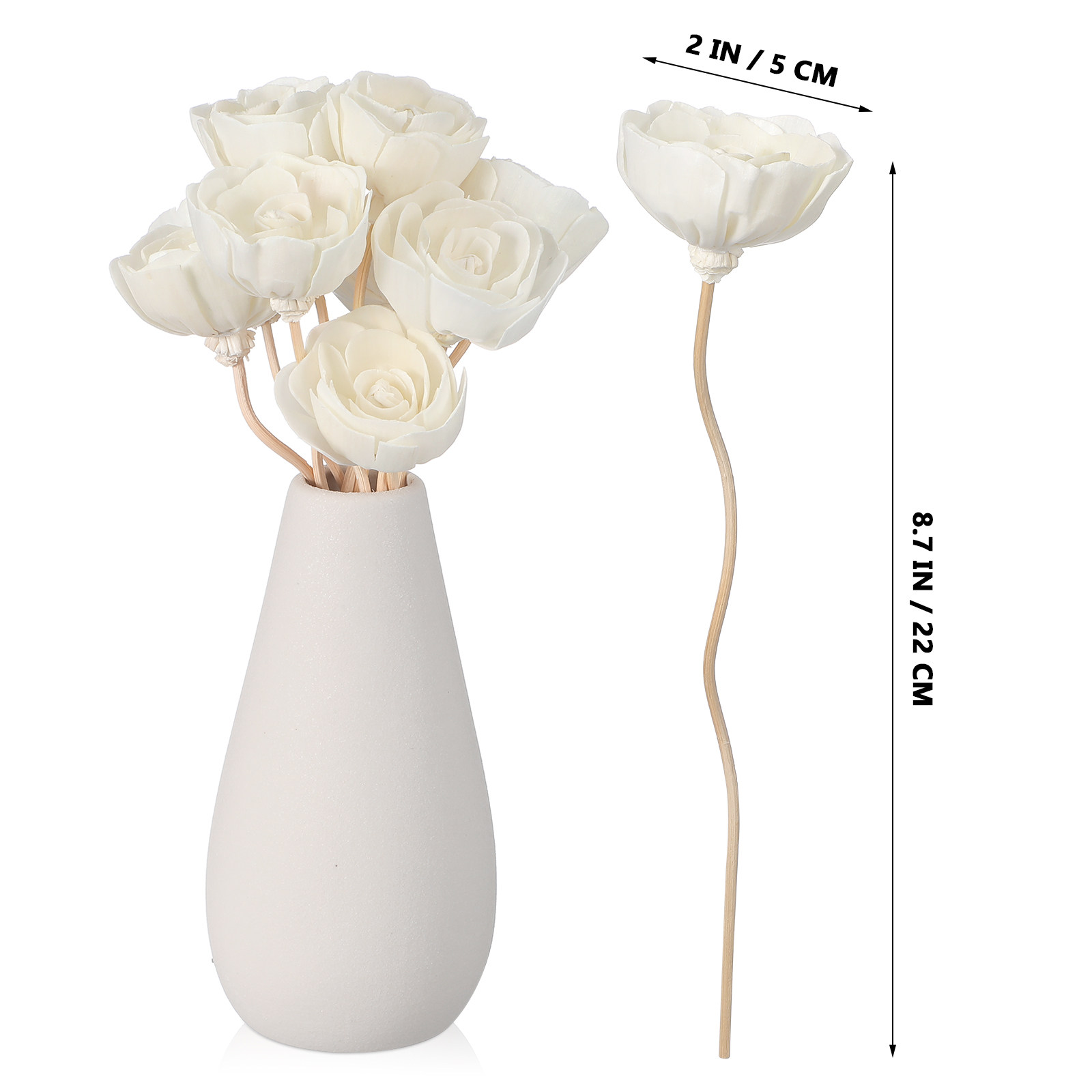 ไม้กระจายกลิ่นหอมลายดอกไม้ 10  - Home Fragrance Diffuser Sticks บทวิจารณ์และราคา