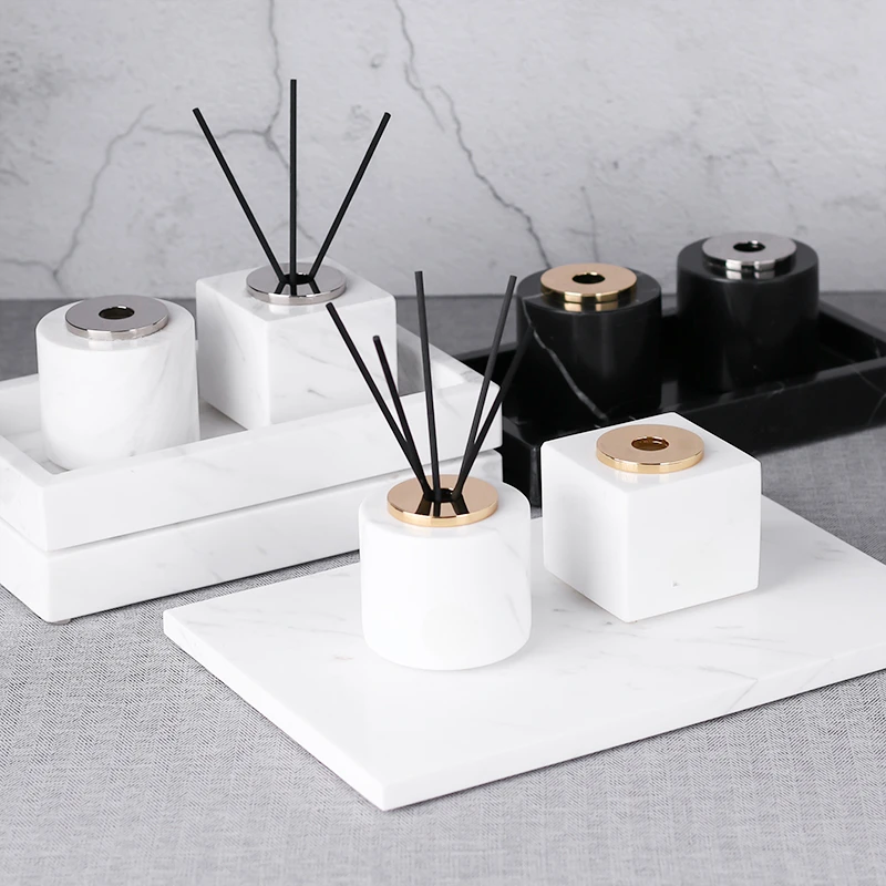 ขวดน้ำหอมอโรมาเธอราพีลายหินอ่อ - Home Fragrance Organic บทวิจารณ์และราคา