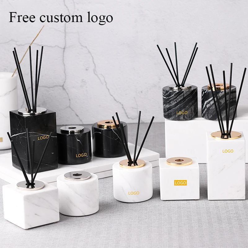 ขวดน้ำหอมอโรมาเธอราพีลายหินอ่อ - Home Fragrance Organic บทวิจารณ์และราคา