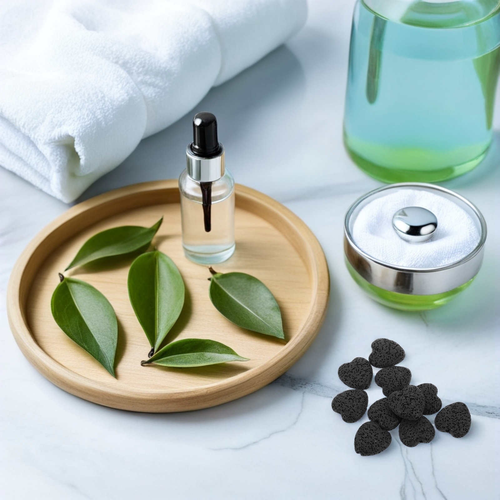 20 ชิ้น หินลาวาทรงหัวใจสำหรับอ - Home Fragrance Diffusers บทวิจารณ์และราคา