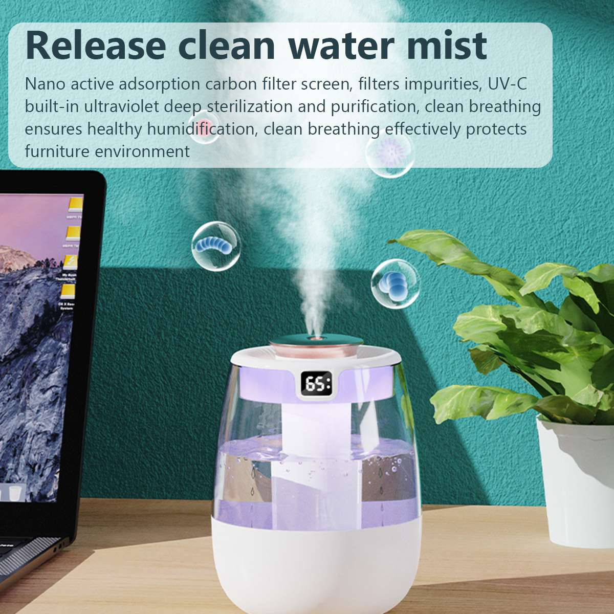 1.3L Air Humidifier สเปรย์คู่พ - Home Fragrance Organic บทวิจารณ์และราคา